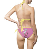 Rick and Morty Pink Women's Bikini Swimsuit