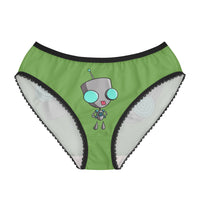 Invader Zim Robot Gir Green Women's Panties