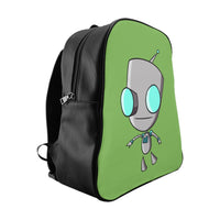 Invader Zim Green Robot Gir School Backpack