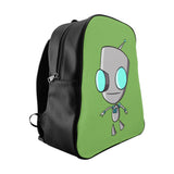 Invader Zim Green Robot Gir School Backpack