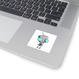 Invader Zim Robot Gir Square Sticker