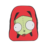 Invader Zim Red Gir School Backpack