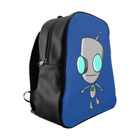 Invader Zim Blue Robot Gir School Backpack