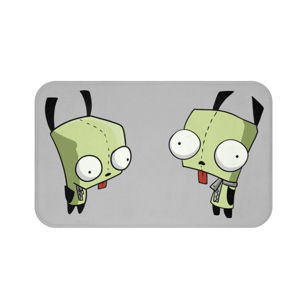 Invader Zim Gir Grey Bath Mat