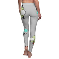Invader Zim Grey Gir Women's Cut & Sew Casual Leggings