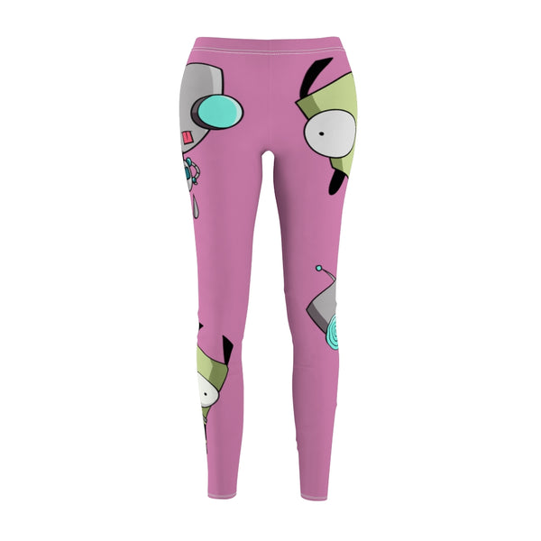 Invader Zim Pink Gir Women's Cut & Sew Casual Leggings