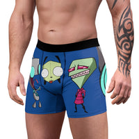 Invader Zim Blue Men's Boxer Briefs