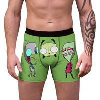 Invader Zim Green Men's Boxer Briefs