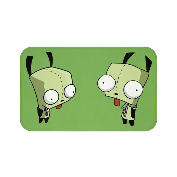 Invader Zim Gir Green Bath Mat