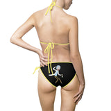 Rick and Morty Black Women's Bikini Swimsuit