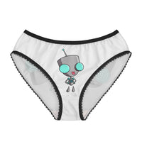 Invader Zim Robot Gir White Women's Panties