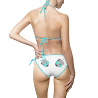 Invader Zim Gir White Women's Bikini Swimsuit