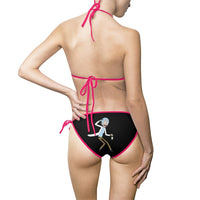 Rick and Morty Black Women's Bikini Swimsuit