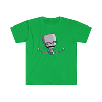 Invader Zim Robot Gir Men's Fitted Short Sleeve Tee