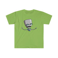 Invader Zim Robot Gir Men's Fitted Short Sleeve Tee