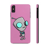 Invader Zim Pink Robot Gir Case Mate Tough Phone Cases
