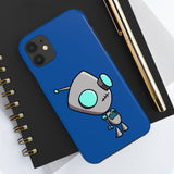 Invader Zim Blue Robot Gir Case Mate Tough Phone Cases