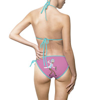 Rick and Morty Pink Women's Bikini Swimsuit