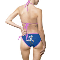 Rick and Morty Blue Women's Bikini Swimsuit