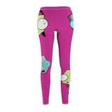 Invader Zim Fuscha Gir Women's Cut & Sew Casual Leggings