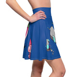 Invader Zim Blue Women's Skater Skirt