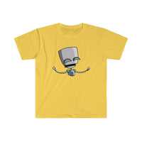 Invader Zim Robot Gir Men's Fitted Short Sleeve Tee