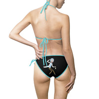 Rick and Morty Black Women's Bikini Swimsuit