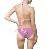 Rick and Morty Pink Women's Bikini Swimsuit