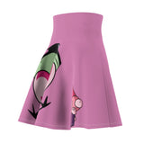 Invader Zim Pink Women's Skater Skirt