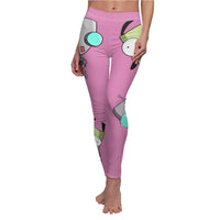 Invader Zim Pink Gir Women's Cut & Sew Casual Leggings