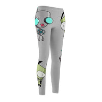 Invader Zim Grey Gir Women's Cut & Sew Casual Leggings