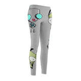 Invader Zim Grey Gir Women's Cut & Sew Casual Leggings