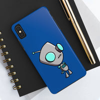 Invader Zim Blue Robot Gir Case Mate Tough Phone Cases