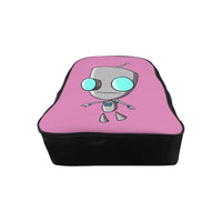 Invader Zim Pink Robot Gir School Backpack