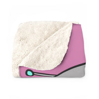 Invader Zim Pink Many Gir Sherpa Fleece Blanket