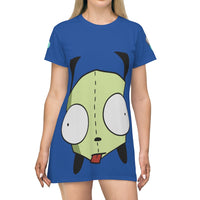 Invader Zim Blue Gir T-Shirt Dress