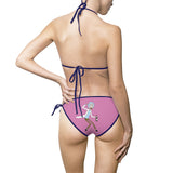 Rick and Morty Pink Women's Bikini Swimsuit