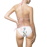Rick and Morty White Women's Bikini Swimsuit