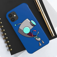 Invader Zim Blue Robot Gir Tongue Case Mate Tough Phone Cases