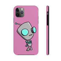 Invader Zim Pink Robot Gir Case Mate Tough Phone Cases