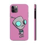 Invader Zim Pink Robot Gir Case Mate Tough Phone Cases