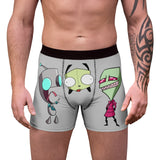 Invader Zim Grey Men's Boxer Briefs