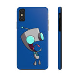 Invader Zim Blue Robot Gir Tongue Case Mate Tough Phone Cases