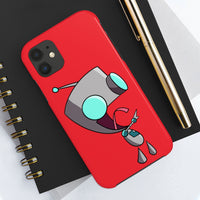 Invader Zim Red Robot Gir Tongue Case Mate Tough Phone Cases