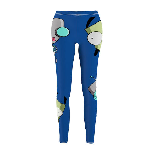 Invader Zim Blue Gir Women's Cut & Sew Casual Leggings