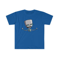 Invader Zim Robot Gir Men's Fitted Short Sleeve Tee