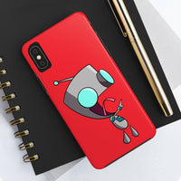 Invader Zim Red Robot Gir Tongue Case Mate Tough Phone Cases