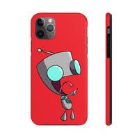 Invader Zim Red Robot Gir Tongue Case Mate Tough Phone Cases