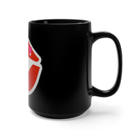 123% crazy lips Black Mug 15oz