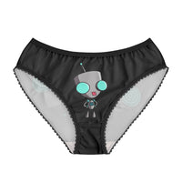 Invader Zim Robot Gir Black Women's Panties